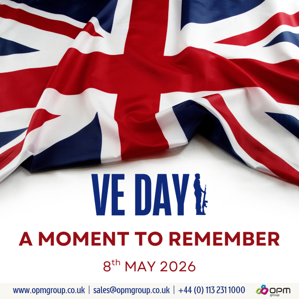 VE Day remembrance graphic with Union Jack and tribute text honouring those who helped end the Second World War in Europe